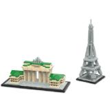 lupilu Klemmbausteine Wahrzeichen Brandenburger Tor: 362-teilig oder Eiffelturm: 345-teilig Lidl 1 Set