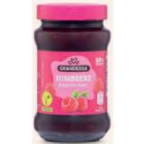 Grandessa Beerenkonfitüre Himbeere oder Heidelbeere HOFER 450 Gramm 1 Glas