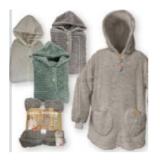 Damen- oder Herren-Kuschelhoodie „Teddy“ Maximarkt 1 Stück