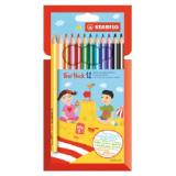 Stabilo Buntstifte Trio thick PAGRO & LIBRO 12 Stück