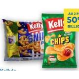 Kelly's Chips versch. Sorten oder Snips Party Pack T&G 250 Gramm 1 Packung