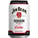Jim Beam Bourbon Whiskey & Cola, Preisangabe ohne MwSt. (Preis inkl. MwSt. 2,15 €), METRO 0.33 Liter 1 Dose