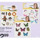 Promotion Bild von Kinder Tattoos versch. Ausführungen KiK 1 Packung