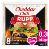 Rupp Schmelzkäsescheiben Cheddar Chili Sutterlüty 200 Gramm 1 Packung