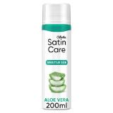 Gillette Satin Care Rasiergel Sensitive Skin Aloe Vera dm 200 Milliliter 1 Stück