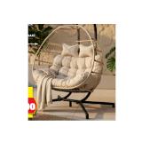 HOME DELUXE Hängesessel LOMA - 2 Sitzer Beige HOFER 1 Stück