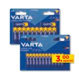Varta Longlife Power Mignon AA oder Mikro AAA Batterien Unimarkt  12 Stück