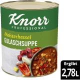 Knorr Meisterkessel Gulaschsuppe, Preisangabe ohne MwSt. (Preis inkl. MwSt. 14,29 €), METRO 2.90 Kilogramm 1 Dose