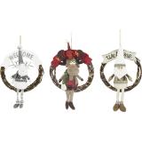 Tarrington House Rattan Figur „Welcome“ 35 cm versch. Ausführungen, Preisangabe ohne MwSt. (Preis inkl. MwSt. 17,99 €), METRO 1 Stück