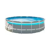 Bild von INTEX Premium Frame Pool Set Prism Clearview Ø 488 cm x 122 cm OBI 1 Set