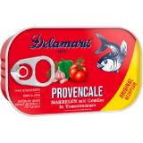 Delamaris Makrelensalate div. Sorten, Preisangabe ohne MwSt. (Preis inkl. MwSt. 2,19 €), METRO 125 Gramm 1 Dose