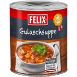Felix Gulaschsuppen od. Fertiggerichte div. Sorten, Preisangabe ohne MwSt. (Preis inkl. MwSt. 15,39 €), METRO 1 Dose