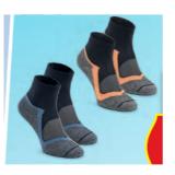 Crane Damen-/Herren-Radler-Sportsocken, Doppelpkg. HOFER 1 Packung