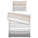 mömax Flanell-Bettwäsche „SNOW ROSE“ 3591045901 mömax 1 Set