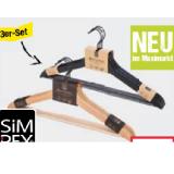 Promotion Bild von Simpex Color Holzkleiderbügel Maximarkt 3 Stück
