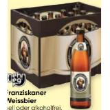 Franziskaner Weissbier hell oder alkoholfrei Maximarkt 0.50 Liter 20 Stück