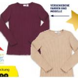 Up 2 Fashion Basics Damen-Langarmshirts, Doppelpkg. versch. Farben und Modelle HOFER 1 Stück