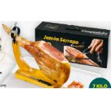 Jamón Serrano-Schinken mit Halter und Messer BILLA PLUS 1 Packung