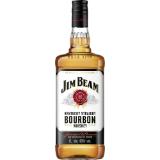 Jim Beam Kentucky Straight Bourbon Whiskey, Preisangabe ohne MwSt. (Preis inkl. MwSt. 18,59 €), METRO 1 Liter 1 Flasche