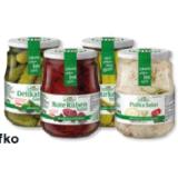 Promotion Bild von Efko Delikatess Gurken, Gurken Stixx, Rote Rüben oder Pußta Salat Unimarkt 720 Milliliter 1 Glas