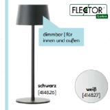 Flector Garten LED-Akku-Tischleuchte „Jona“ weiß 414827 HELLWEG 1 Stück