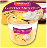 Promotion Bild von Ehrmann Grand Dessert versch. Sorten Lidl 190 Gramm 1 Becher