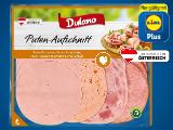 Dulano Putenaufschnitt Lidl APP Preis 240 Gramm 1 Packung