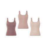Promotion Bild von Esmara/Livergy Damen Top mit Spitze/Herren Achselhemd Lidl 3 Stück