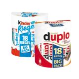 Kinder Riegel 18er, Duplo 18er oder Country 16er Sutterlüty 1 Packung