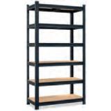 Monzana Premium Schwerlastregal schwarz MZL6, Doppelpkg. 180 x 90 x 40 cm HOFER 1 Set