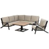 Garnitur Barcelona, Preisangabe ohne MwSt. (Preis inkl. MwSt. 1558,80 €), METRO 1 Set