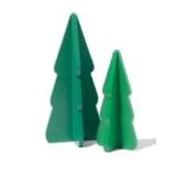 Promotion Bild von Holz-Weihnachtsbaum 2x HEMA 1 Stück