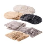 Home Creation Kunstfell-Sitzkissen, Doppelpkg. versch. Farben und Modelle HOFER 1 Packung
