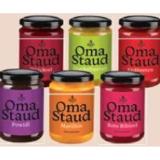 Oma Staud Konfitüre versch. Sorten Maximarkt  1 Glas