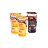 Alpengut Pudding mit Schlagobers Schoko oder Vanille Lidl APP Preis 200 Gramm 1 Becher