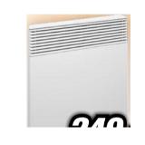 ETHERMA Wandkonvektor SN-1500-eco RED ZAC 1 Stück