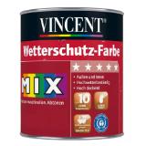 VINCENT Wetterschutz-Farbe MIX 262745 HELLWEG 750 Milliliter 1 Dose