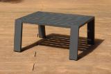 Kaffeetisch Neapel aus Aluminium Josef Steiner 1 Stück