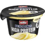 Müller Milch Proteinpudding Vanille, Preisangabe ohne MwSt. (Preis inkl. MwSt. 1,27 €), METRO 200 Gramm 1 Packung