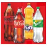Coca-Cola /Coca-Cola Zero/Fanta/Sprite Limonade versch. Sorten Lidl 2 Liter 1 Flasche