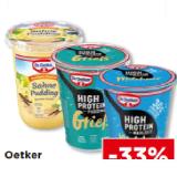 Dr. Oetker Sahne Pudding oder High Protein Dessert Unimarkt 1 Becher
