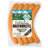 Promotion Bild von Greisinger Bratwürstel Bergkäse mit Marille od. Hot Chili Penny 300 Gramm 1 Packung
