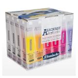 Schmincke - Akademie Acryl Color Acrylfarben-Set, Preisangabe ohne MwSt. (Preis inkl. MwSt. 88,00 €), boesner 20 Tuben 1 Set