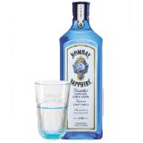 Bombay Sapphire London dry Gin + 1 Glas EUROSPAR 0.70 Liter 1 Flasche
