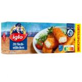 iglo Filegro Müllerin XXL, Backfischstäbchen, Fischstäbchen, Goldschatz Vorratspackungen versch. Sorten MPREIS 1 Packung