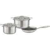 GSW Topfset Inoxxa 5-tlg., Preisangabe ohne MwSt. (Preis inkl. MwSt. 90,66 €), METRO 1 Set