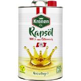 Promotion Bild von Kronen Öl Rapsöl, Preisangabe ohne MwSt. (Preis inkl. MwSt. 15,39 €), METRO 4 Liter 1 Dose