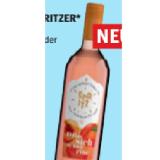 Fruchtspritzer Pfirsich Nektarine oder Himbeere Basilikum HOFER 0.75 Liter 1 Flasche