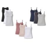 Esmara Damen Achsel-/Spaghettiträgerhemd Lidl APP Preis 3 Stück