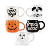 Crofton Halloween Tasse versch. Farben und Modelle HOFER 1 Stück